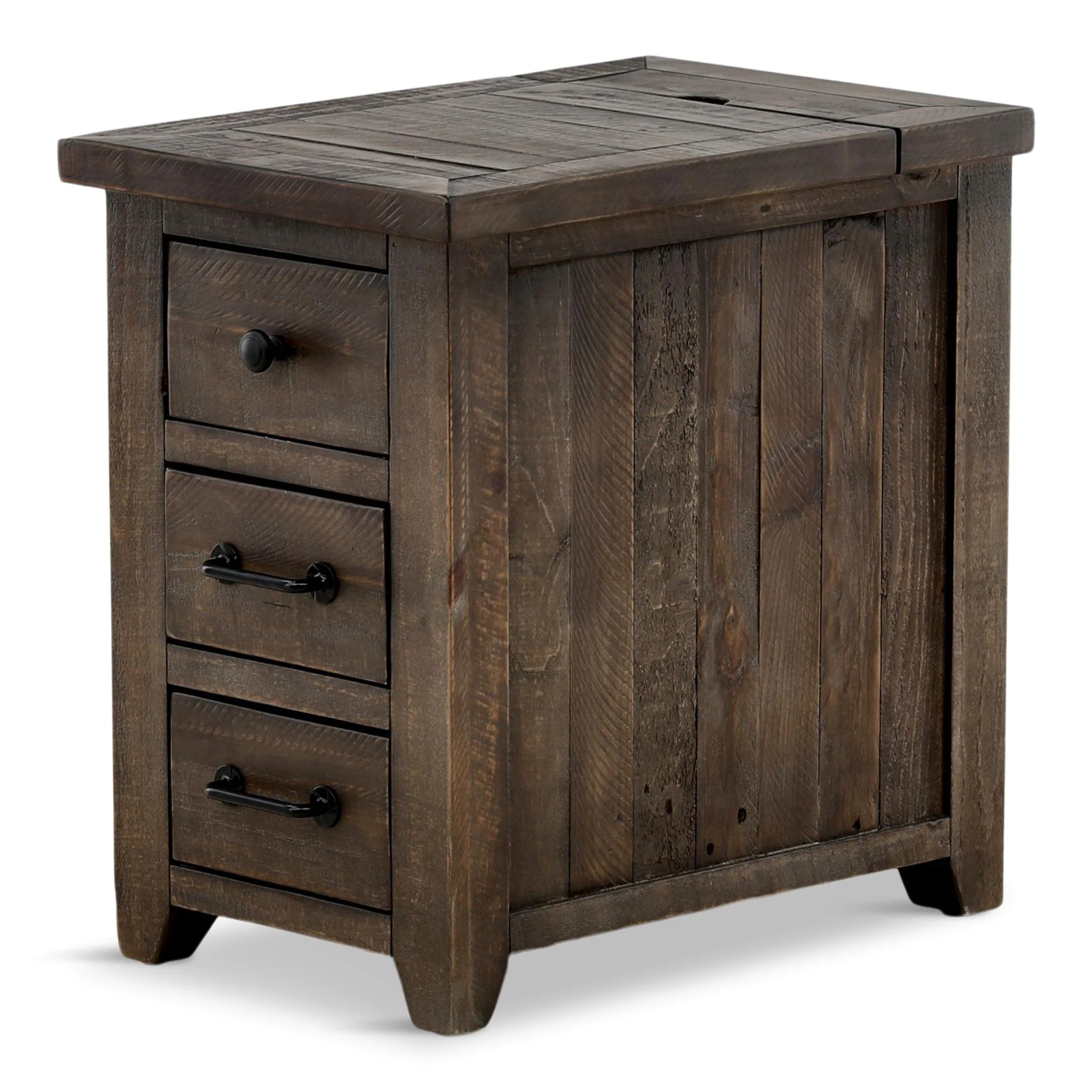 Beckett Chairside Table with Power - Image 3