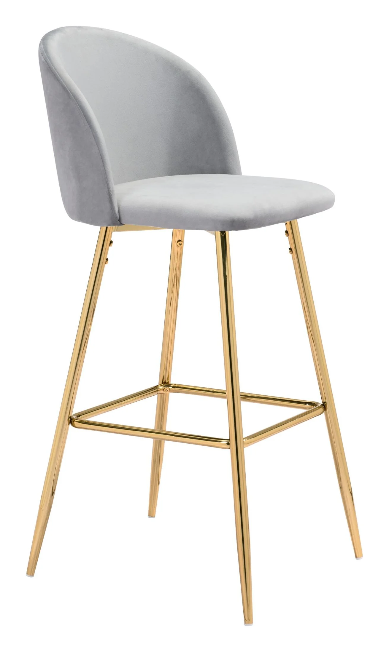 Cozy Barstool Gray & Gold - Image 5