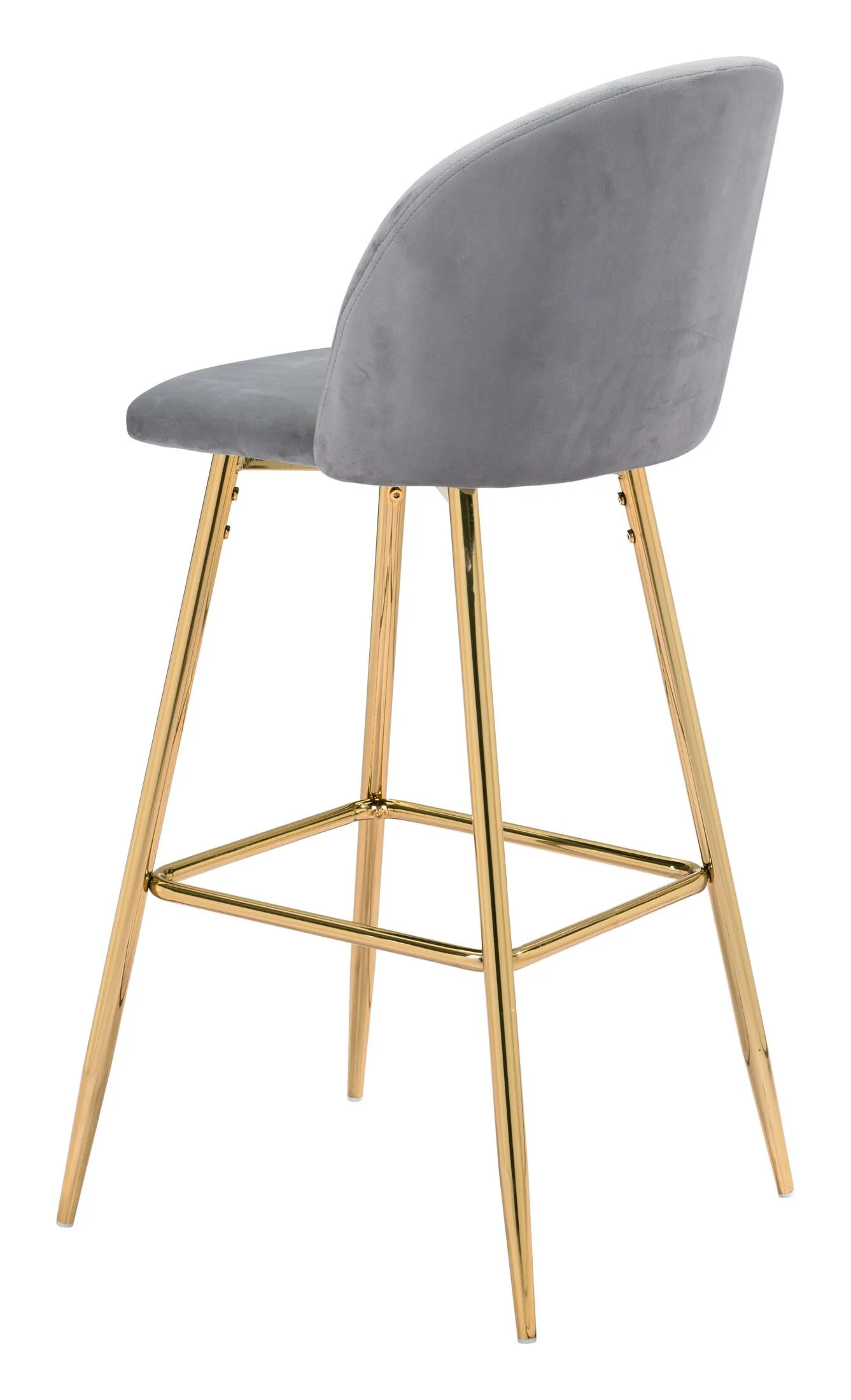 Cozy Barstool Gray & Gold - Image 8