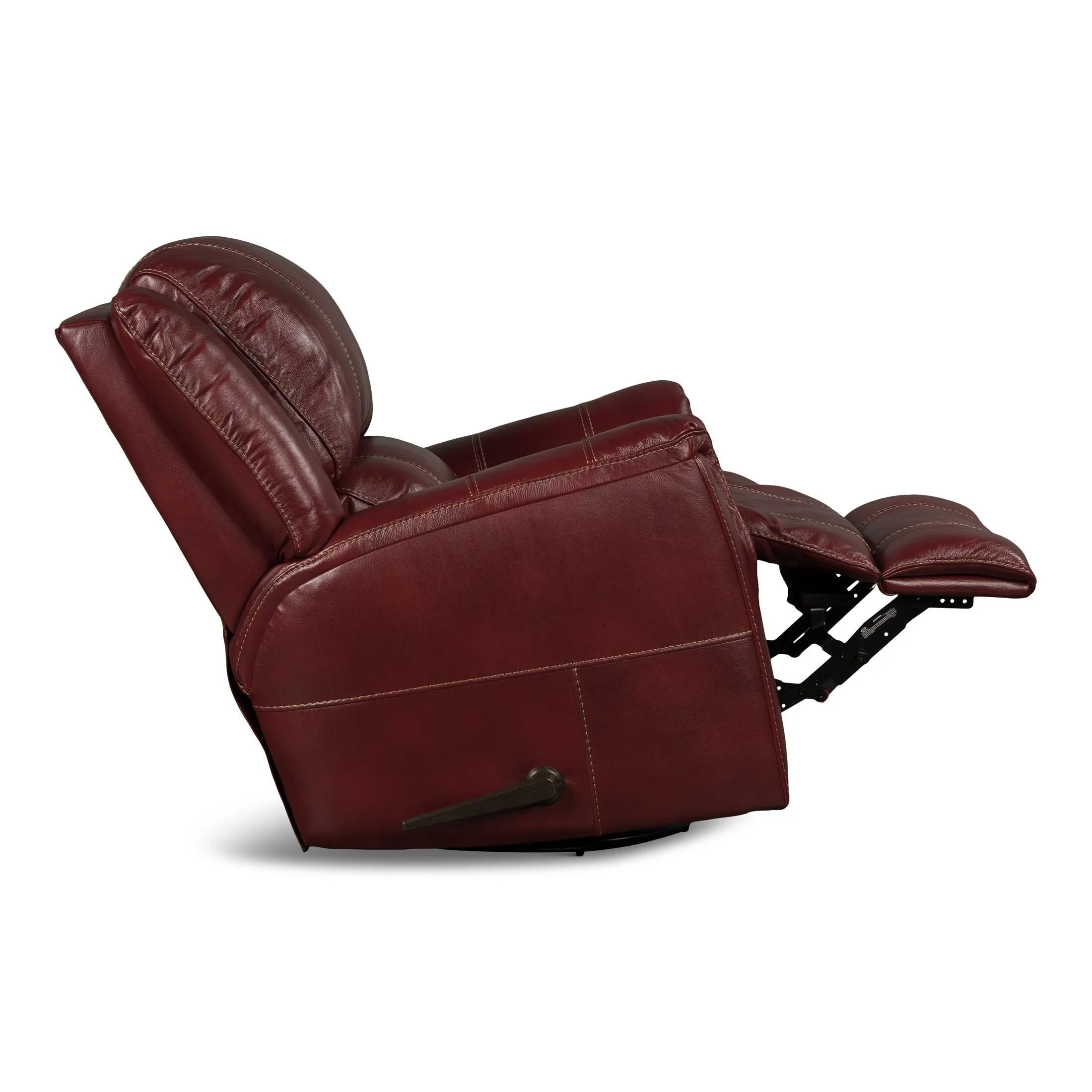 Delia Leather Swivel Glider Rocker Recliner - Image 10