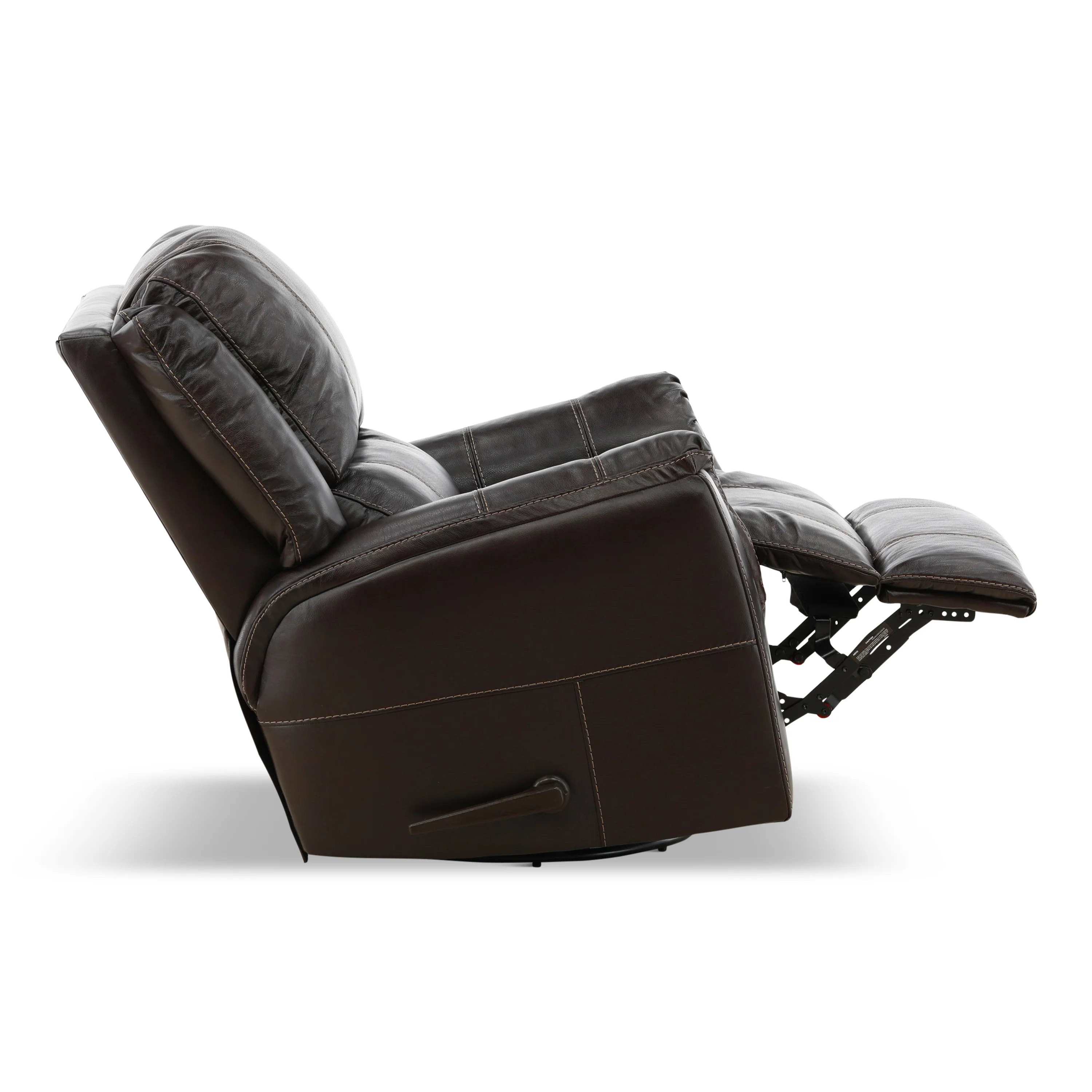 Delia Leather Swivel Glider Rocker Recliner - Image 20