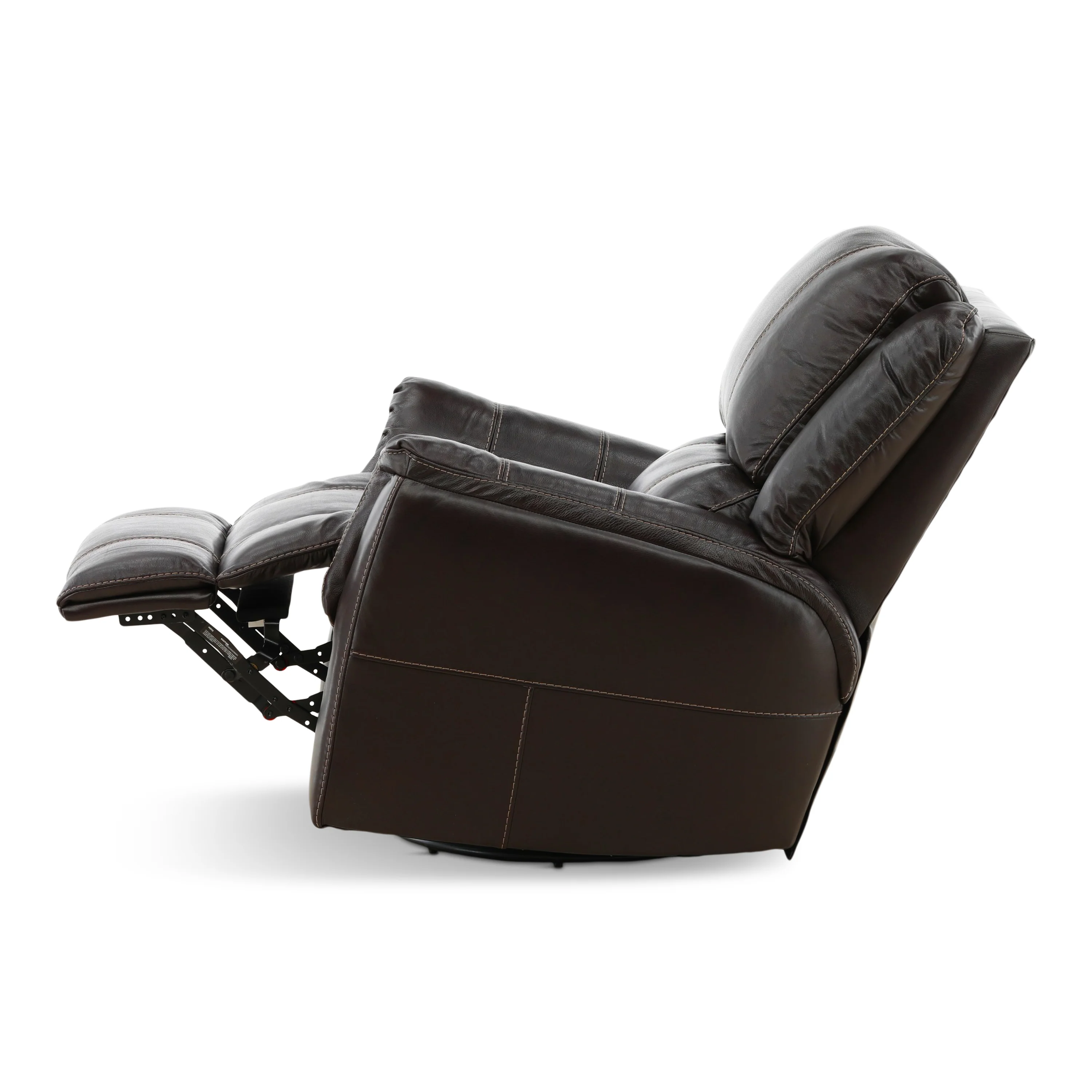 Delia Leather Swivel Glider Rocker Recliner - Image 22
