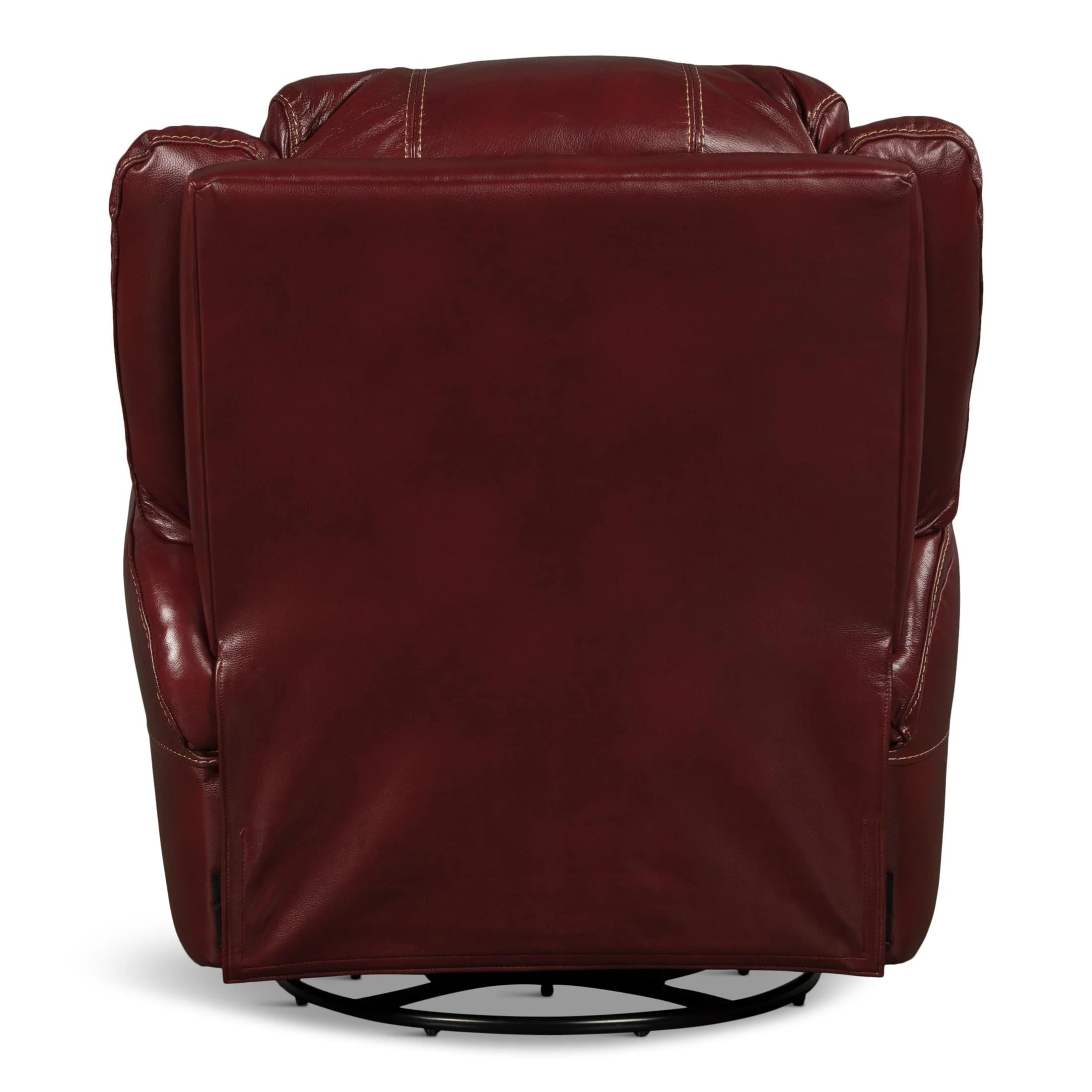 Delia Leather Swivel Glider Rocker Recliner - Image 7