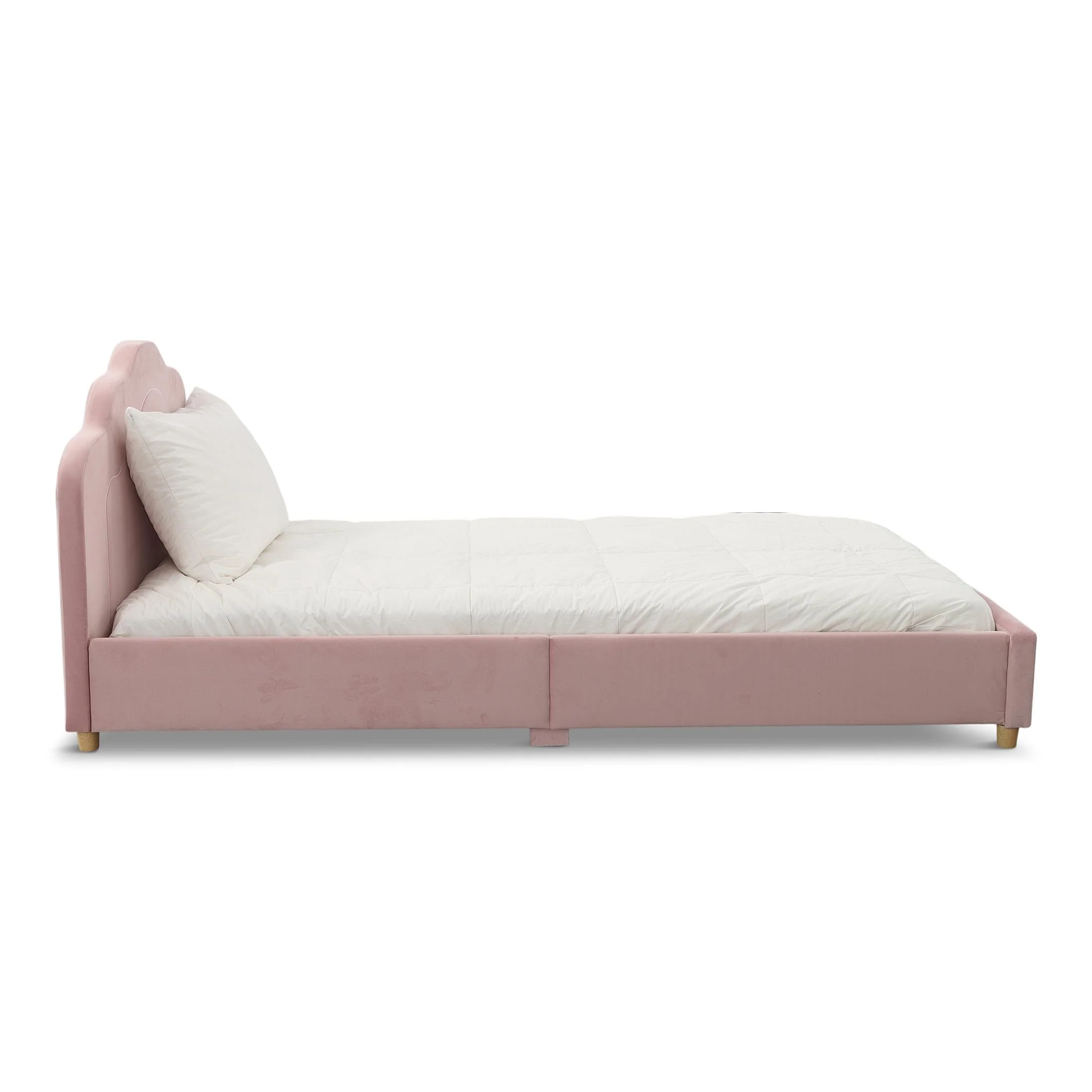 Lola Upholstered Twin Bed - Image 4