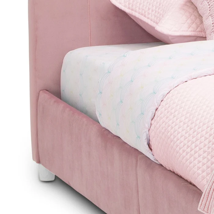 Lola Upholstered Twin Bed - Image 5