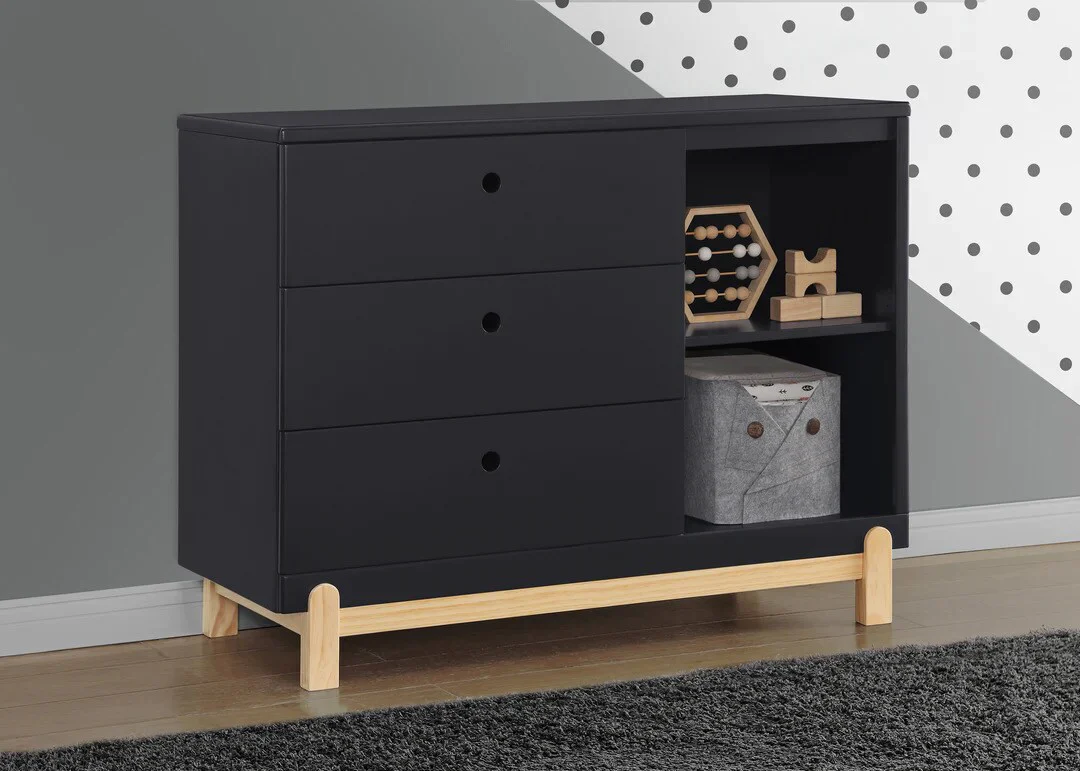 Poppy 3 Drawer Dresser with Cubbies - Image 4